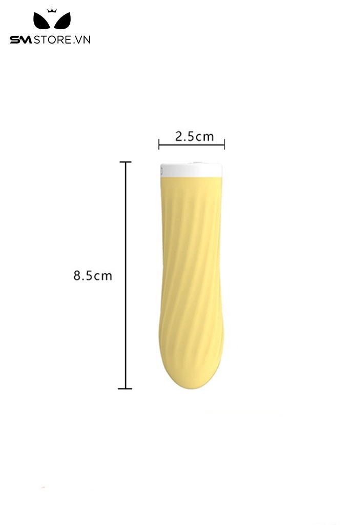 SMT1311 - Trứng rung mini silicon có 10 tần số dài 85mm sạc USB