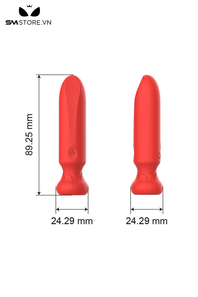 SMT1690 - Trứng rung mini dài 8.9cm có 10 tốc độ dùng sạc điện