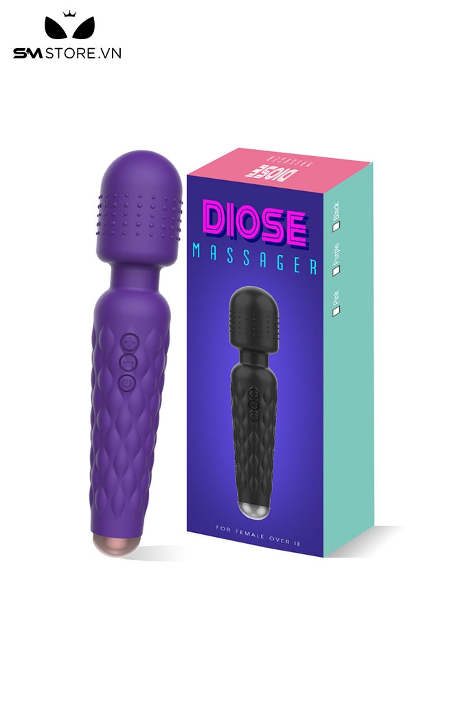 SMT2791 - Chày rung tình yêu có gai mềm dài 205mm xoay 360 độ