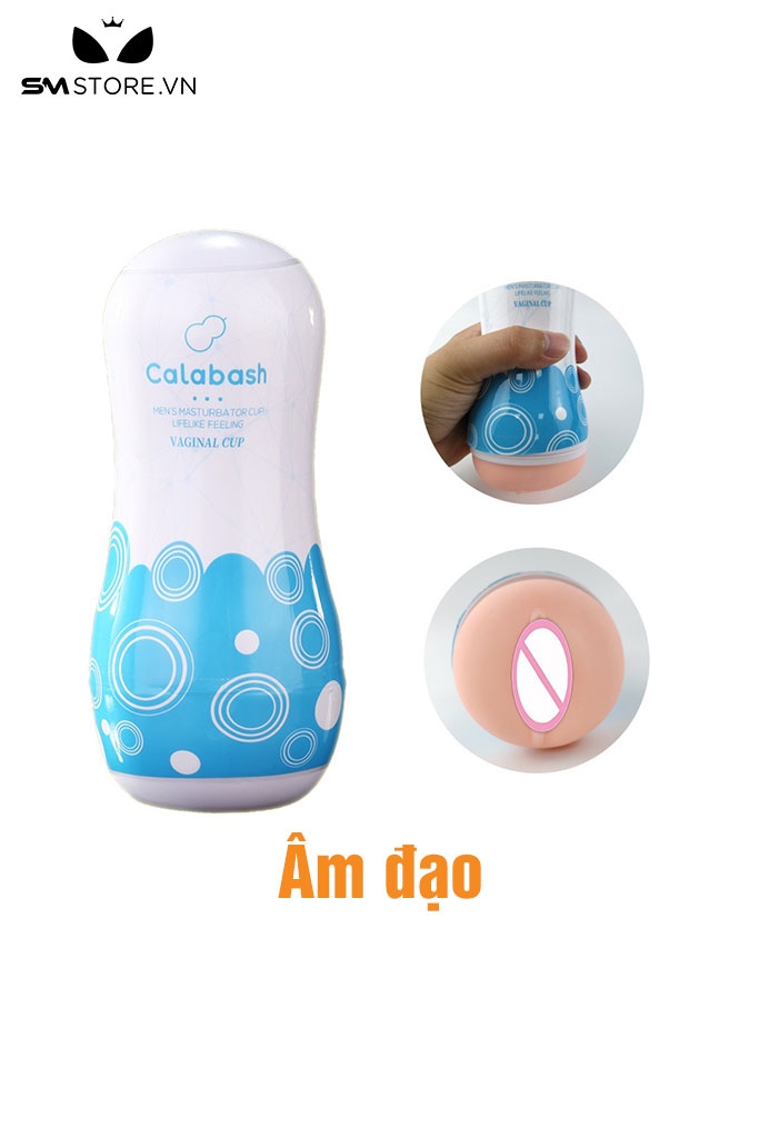 SMT1364 - Cốc thủ dâm silicon hình hậu môn âm đạo và miệng dài 18cm