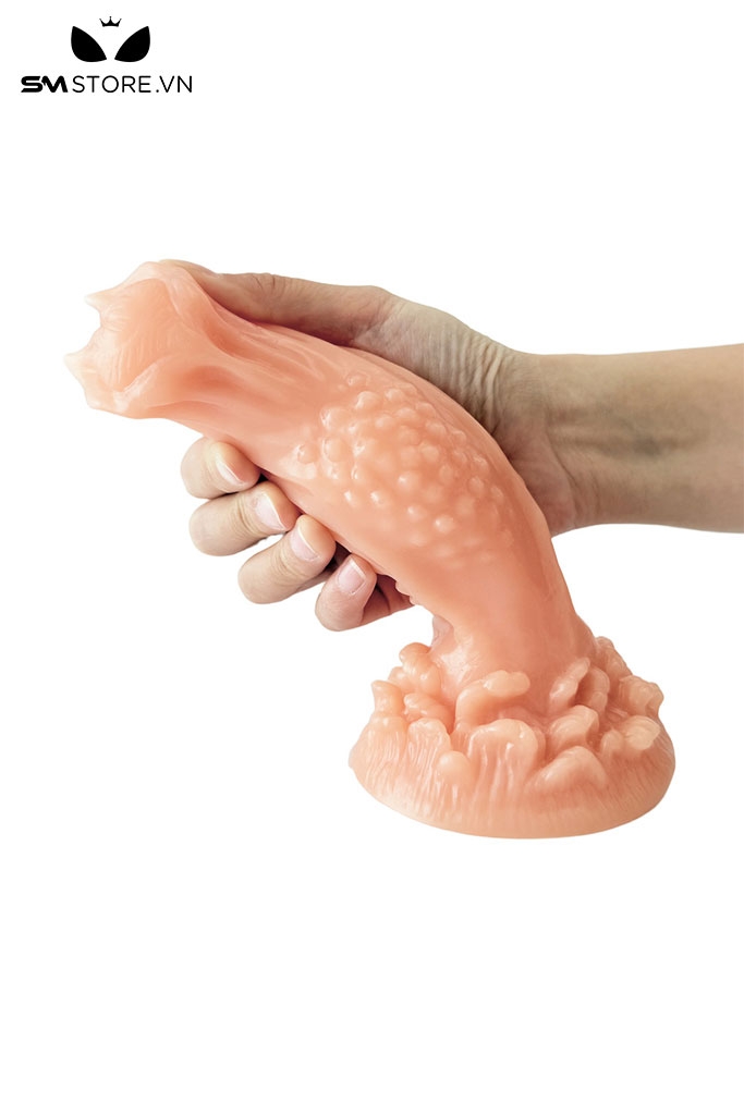 SMT2442 - Phích cắm hậu môn đầu to siêu dày có vân ngang dài 28.5cm