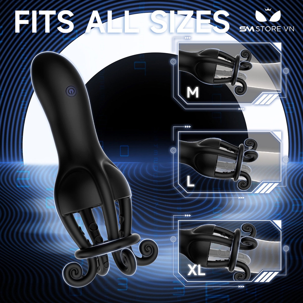 SMT1271 - Máy rung massage ngụy trang con bạch tuộc dài 14.8cm