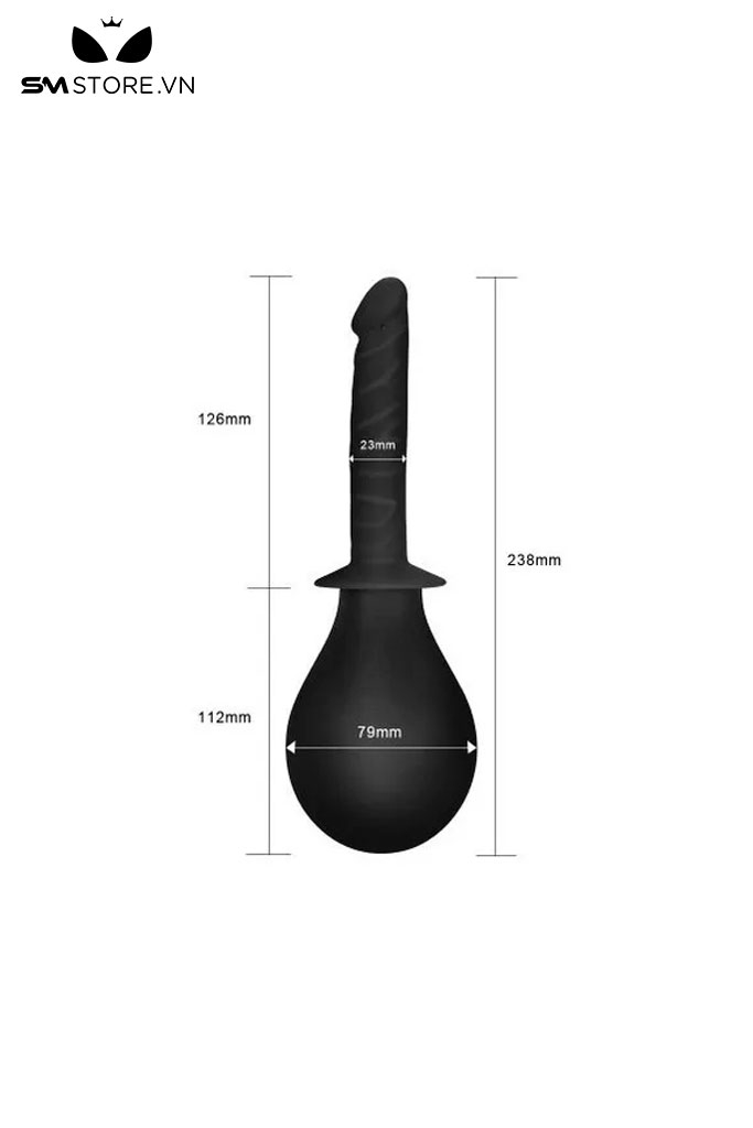 SMT1911 - Dụng cụ thụt rửa hậu môn Lovetoy chất liệu silicon dài 23.8cm