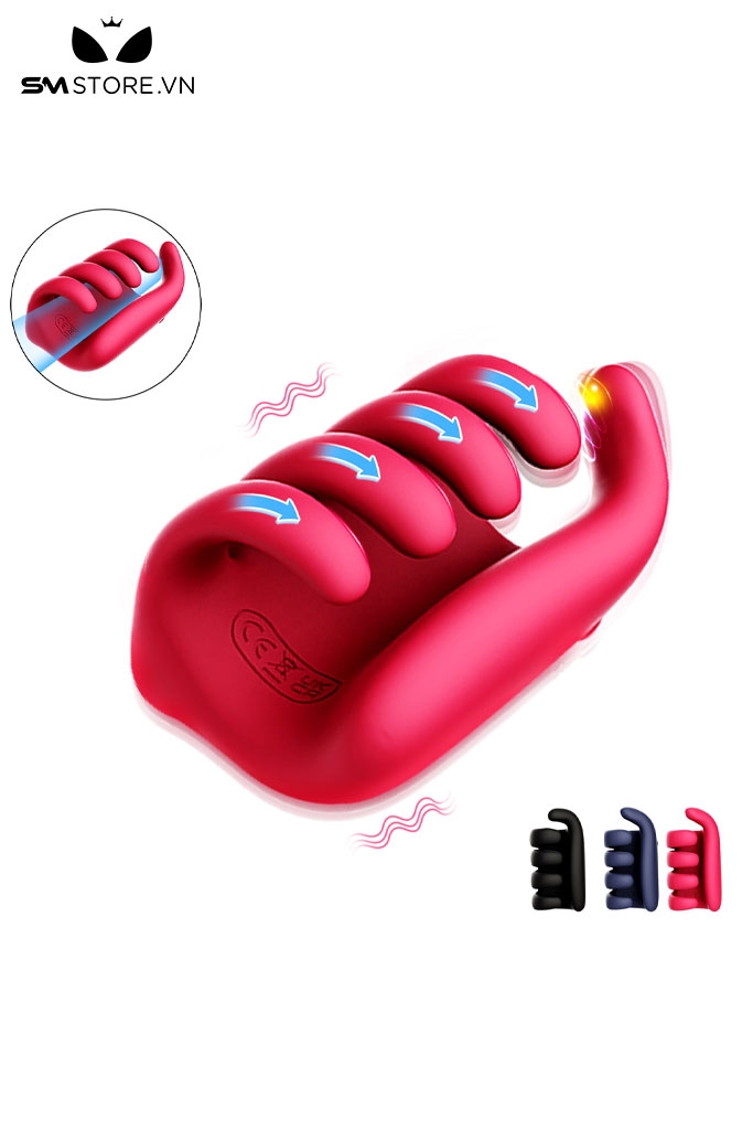 SMT2608 - Máy rung có 10 chế độ điều khiển qua APP hình bàn tay