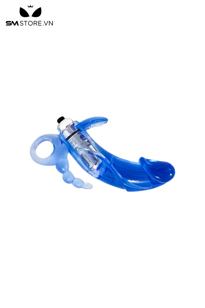 SMT1807 - Máy rung đầu dương vật bằng silicon mềm dẻo dài 13.8cm