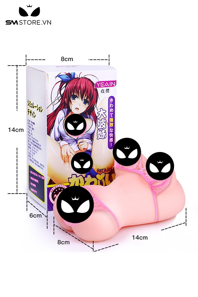 SMT2898 - Búp bê tình dục mini anime dài 14cm chất liệu silicon mềm