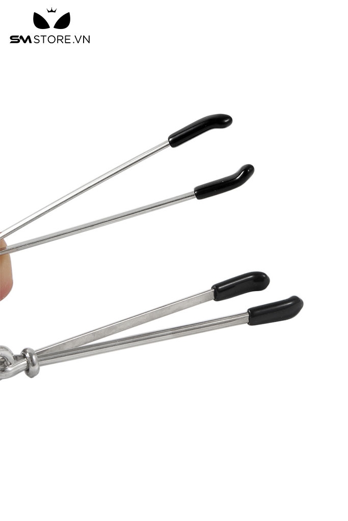 SMT1752 - Kẹp núm vú thiết kế hình móc kim loại dài 12cm