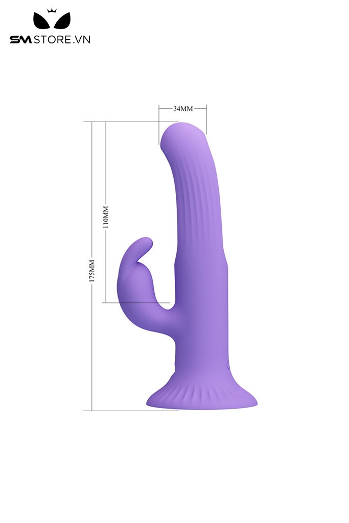 SMT2754 - Máy rung tai thỏ cực mạnh có 12 chế độ rung sạc điện