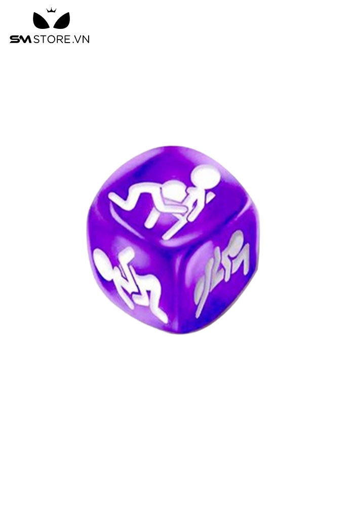 SMT726 - Sex dice xúc sắc tình yêu làm bằng nhựa với họa tiết tư thế 69
