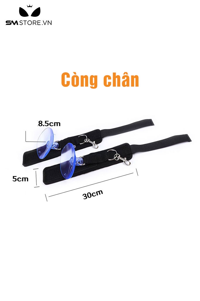 SMT1811 - Còng tay chân chất liệu nylon dính tường dài 25 và 30 cm