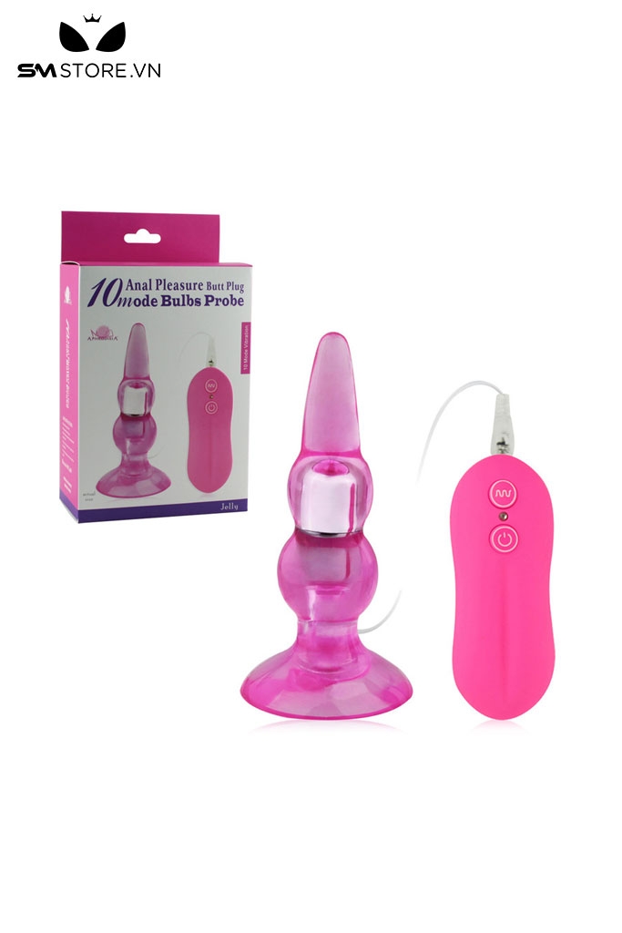 SMT1972 - Máy rung hậu môn gắn tường bằng silicon mềm dài 11.6cm