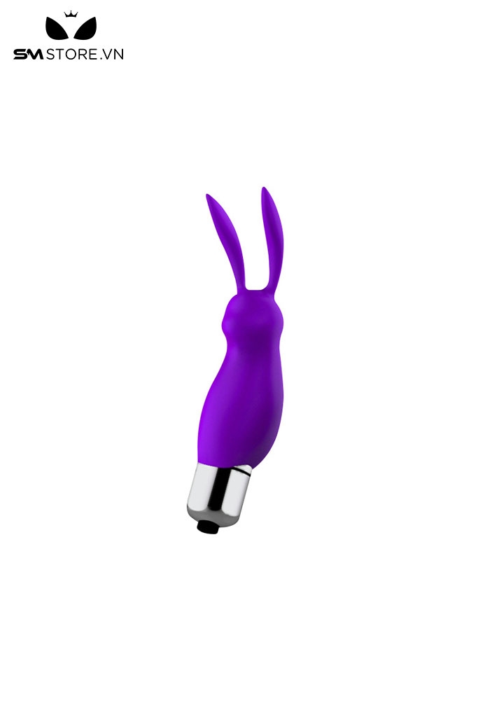 SMT1968 - Máy rung âm vật mini hình tai thỏ dài 10cm chất liệu silicon