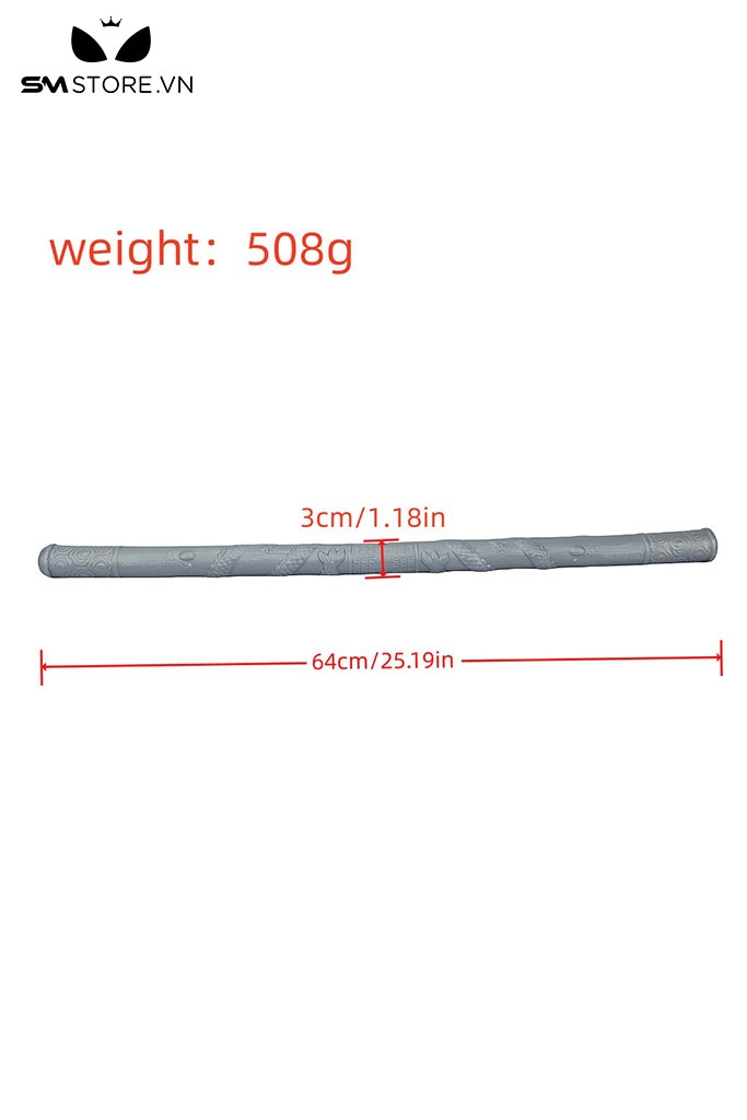 SMT1342 - Đồ chơi hậu môn silicon dẻo siêu dài 64cm họa tiết rồng