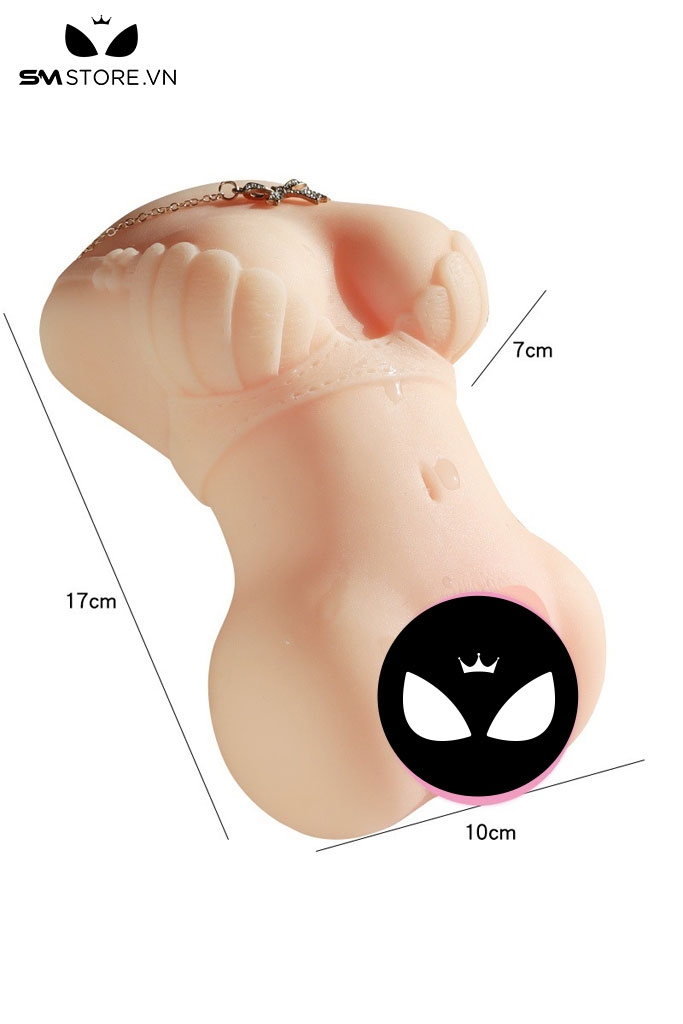 SMT2899 - Búp bê tình dục mini dài 17cm có áo ngực silicon