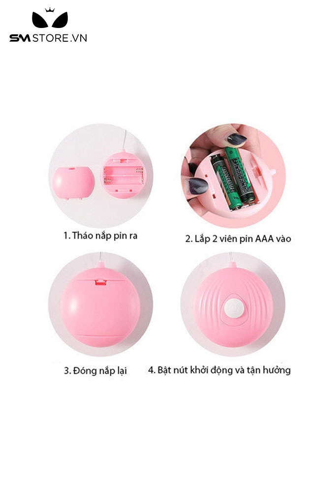 SMT097 - Trứng rung mini có dây nối điều khiển hình vỏ sò