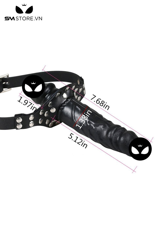 SMT1402 - Dương vật giả bịt miệng penis gag chất liệu silcon dài 20cm