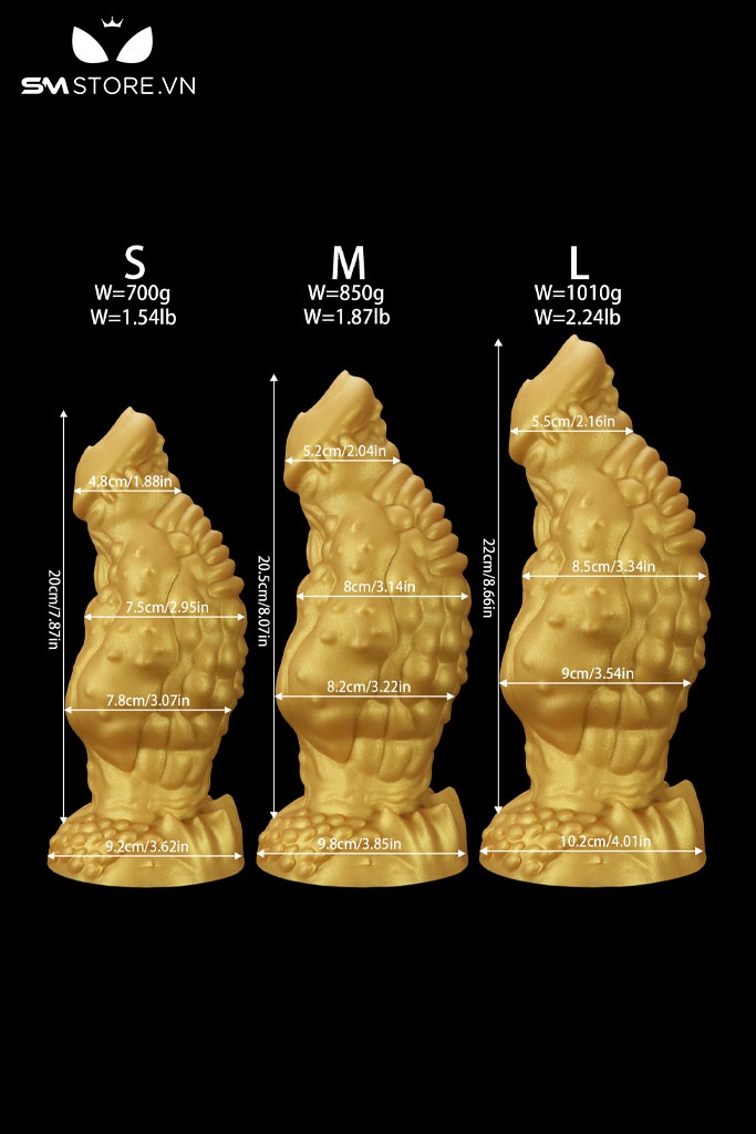 SMT2933 - Cu giả khủng lồ có gai đế dính tường và 3 kích cỡ