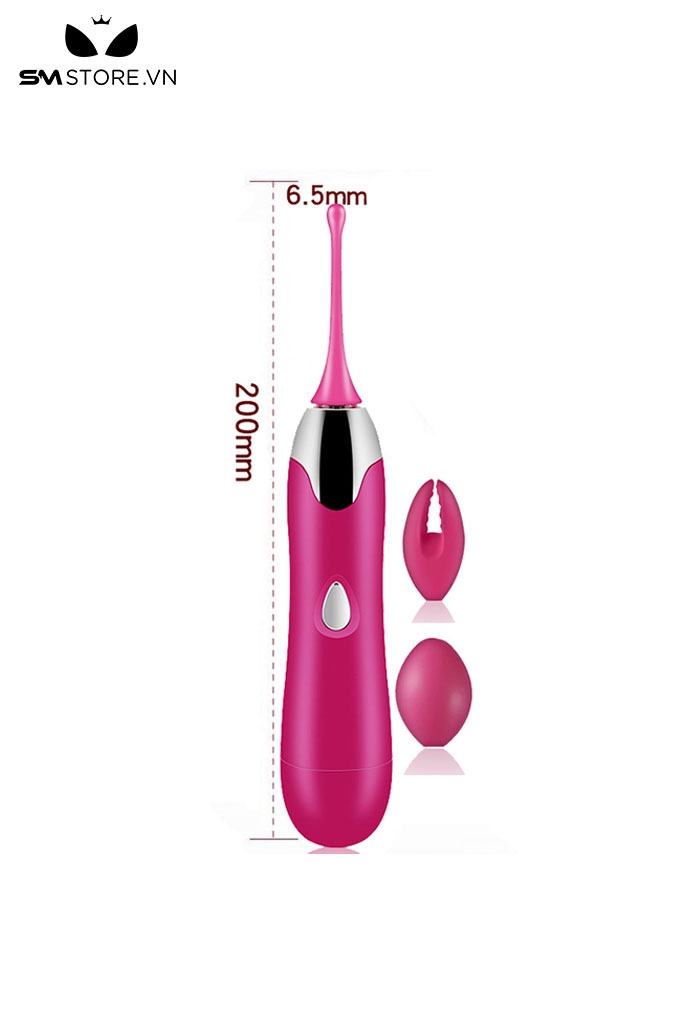SMT502 - Đồ chơi âm đạo bút rung điểm G 3 phần đầu rung dài 19cm