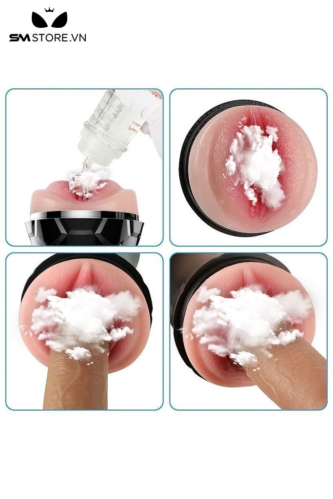 SMT2079 - Âm đạo giả hình quả bóng có đế dính tường dài 26cm