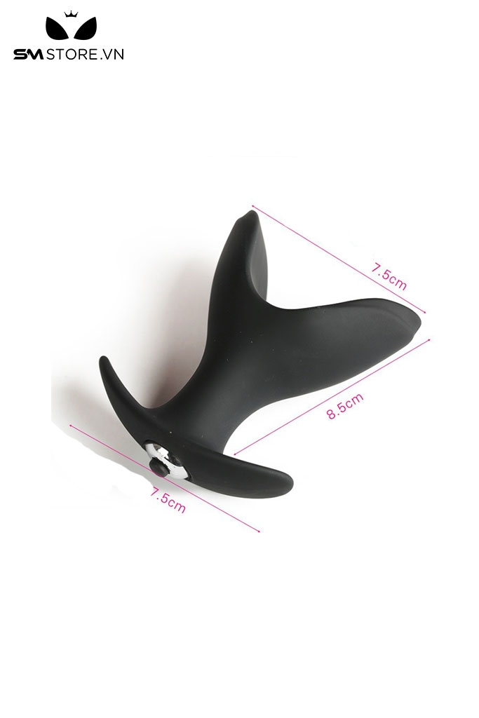 SMT1256 - Butt plug cắm hậu môn có 10 tần số rung dài 8.5cm