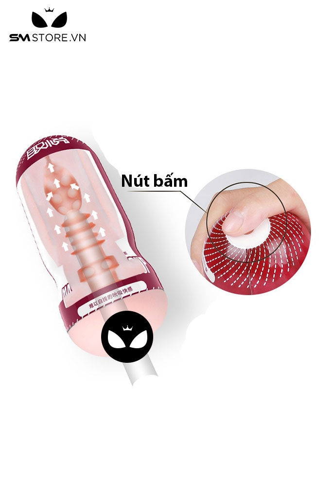 SMT1212 - Cốc thủ dâm silicon mềm uốn dẻo kiểu âm đạo và hậu môn