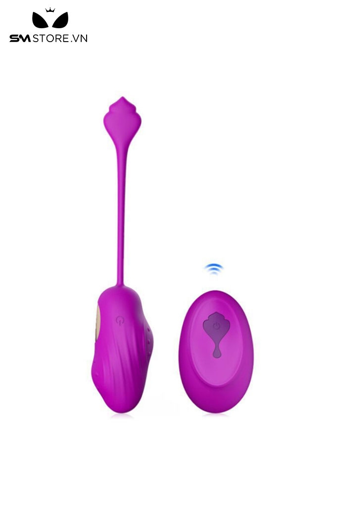 SMT2256 - Trứng rung silicon mini điều khiển từ xa dài 19cm có 12 chế độ