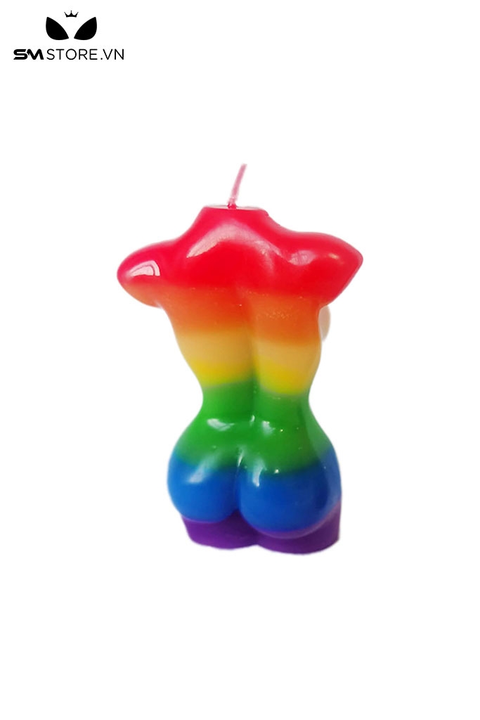 SMT937 - Nến tình yêu đa sắc với hình dạng body nam và nữ