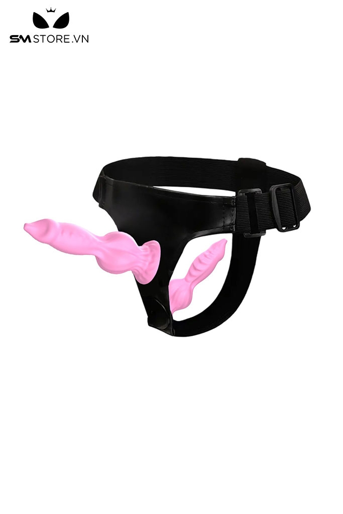 SMT1254 - Dương vật giả dài 14 và 18cm dành cho les 2 đầu liền quần