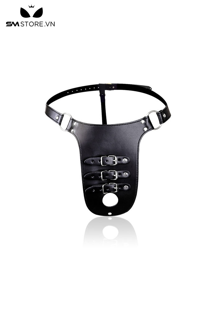 SMT2340 - Dây đai đeo dương vật giả da PU có 3 nấc gài