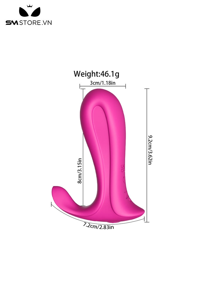 SMT2360 - Máy rung hậu môn silicon điều khiển qua APP dài 9.2cm