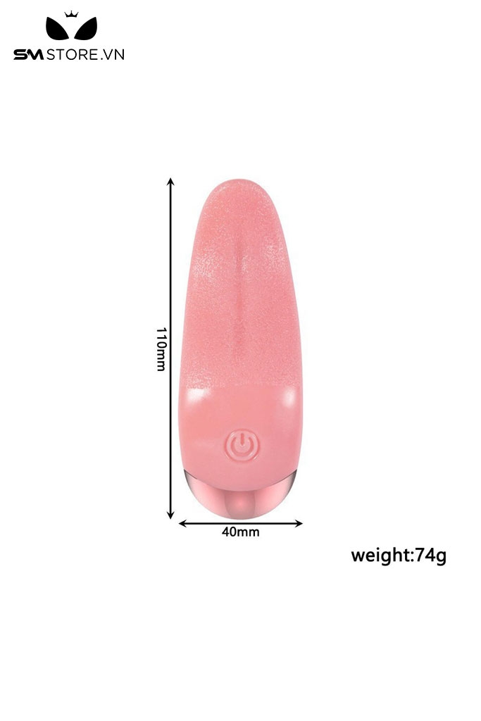 SMT556 - Lưỡi silicon rung với 10 chế độ tỏa nhiệt dài 113mm sạc qua USB