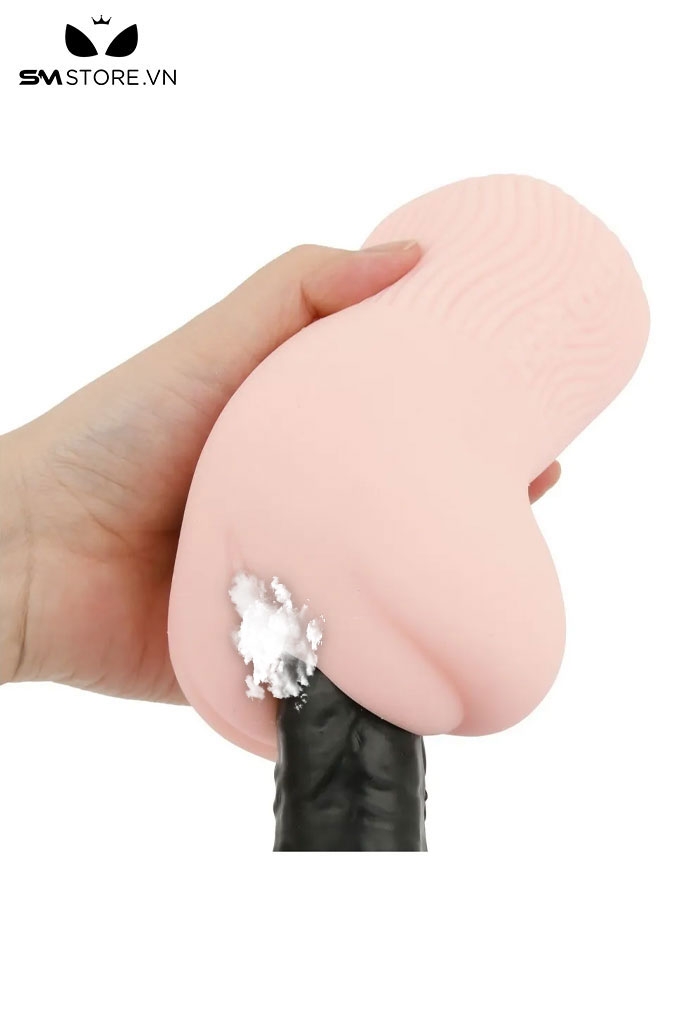 SMT1878 - Âm đạo giả anime bằng silicon mềm có gân nổi trong