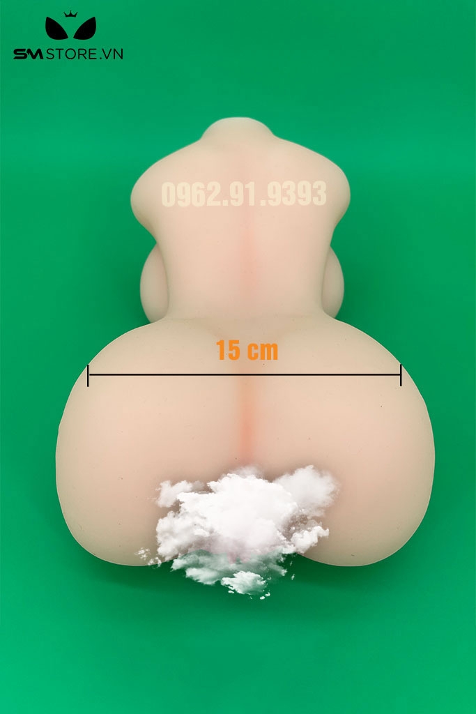 SMT442 - Búp bê tình dục bán thân silicon có âm đạo và 5 kích cỡ