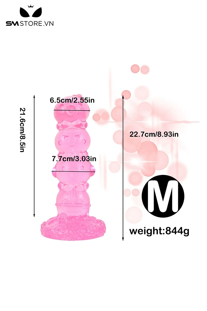SMT1340 - Dương vật giả silicon uốn dẻo ngụy trang con heo