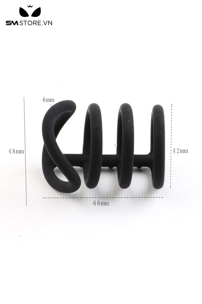 SMT2600 - Vòng đeo dương vật có 4 tầng đường kính 48mm