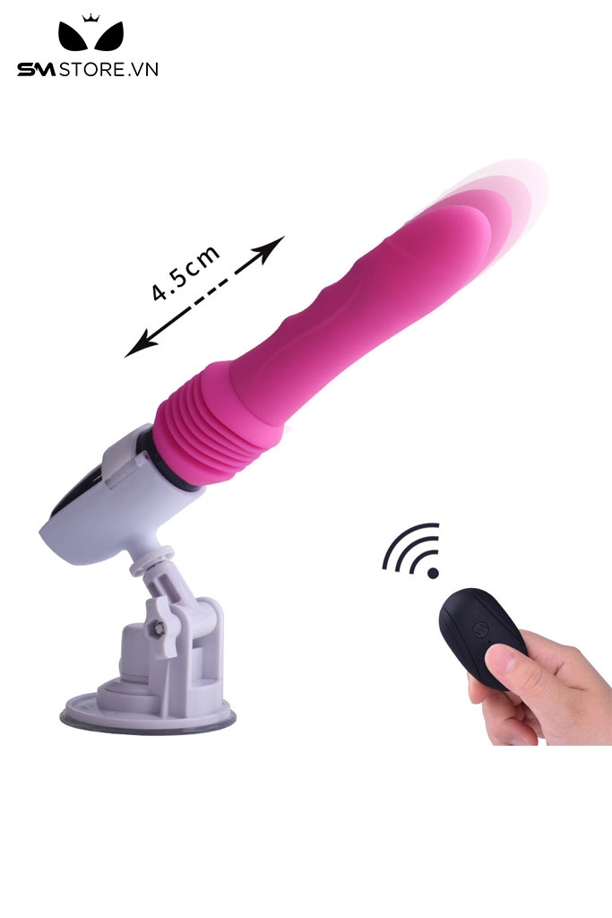 SMT2456 - Máy làm tình điều khiển từ xa có 10 kiểu rung sạc điện