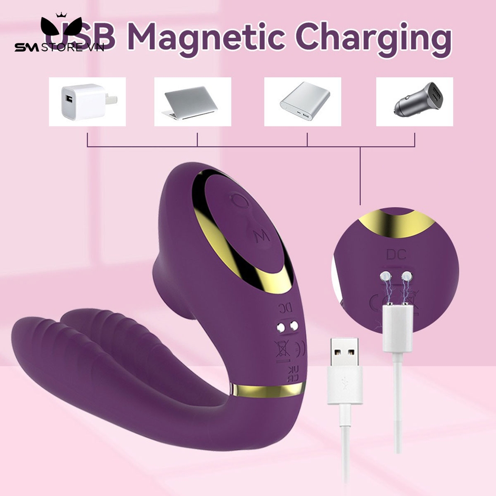 SMT1129 - Máy rung silicon massage âm vật và núm vú điều khiển qua APP