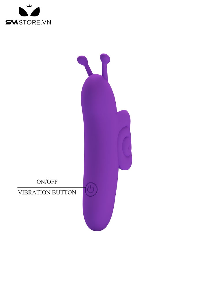 SMT2766 - Ngón tay rung hình con ốc sên sạc điện dài 10cm