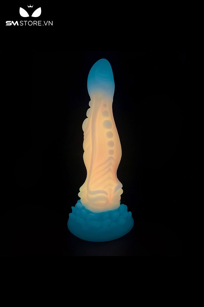 SMT1288 - Đồ chơi hậu môn silicon uốn dẻo dài 26cm phát sáng