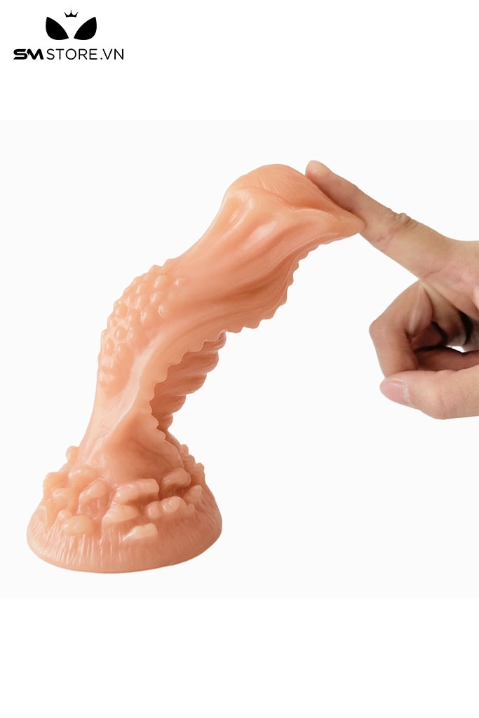 SMT2442 - Phích cắm hậu môn đầu to siêu dày có vân ngang dài 28.5cm