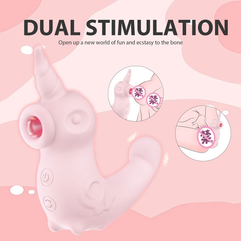 SMT2711 - Máy hút âm đạo hình con cá ngựa có 10 kiểu rung dài 108mm