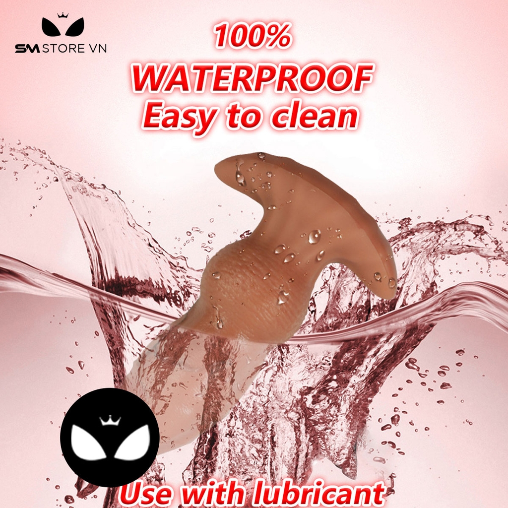 SMT2387 - Đồ chơi hậu môn đế chuôi thuyền chất liệu silicon mềm