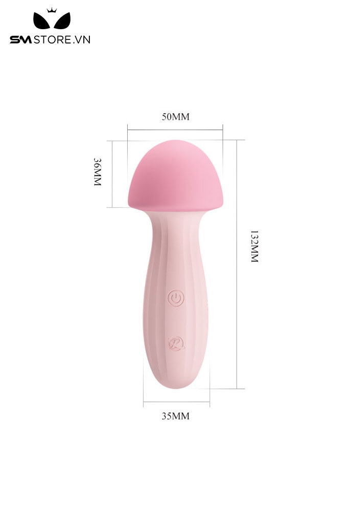 SMT1699 - Chày rung ngụy trang cây nấm hồng dùng sạc dài 13.2cm