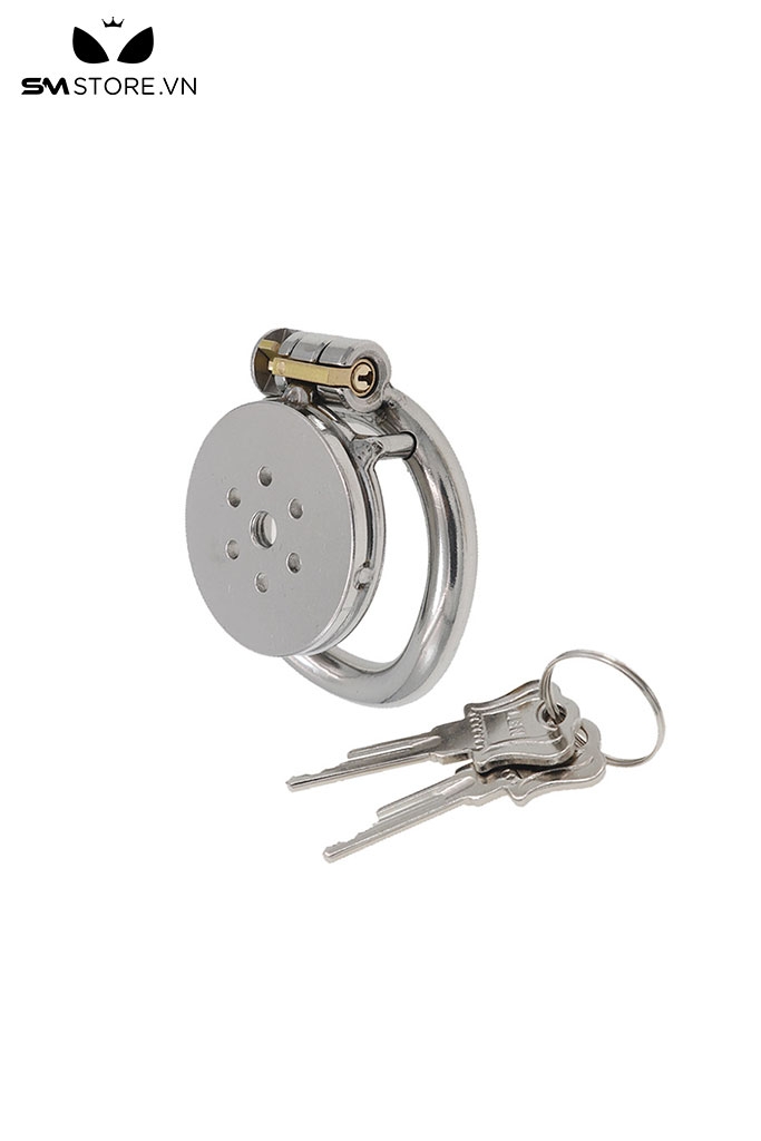 SMT576 - Khóa dương vật inox đầu tròn có khóa đường kính 45mm