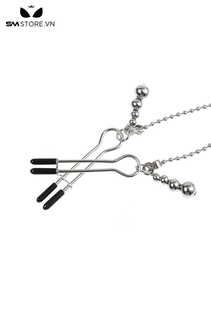 SMT1556 - Kẹp âm vật và núm vú thiết kế 3 đầu gắn 3 chuông