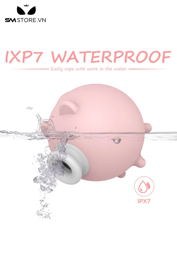 SMT1532 - Máy rung liếm hút ngực và âm vật ngụy trang con lợn mini