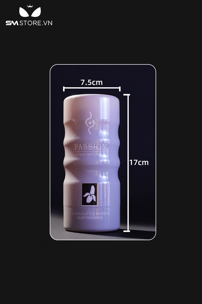 SMT637 - Cốc thủ dâm silicon âm đạo giả mềm mại và đàn hồi dài 17cm