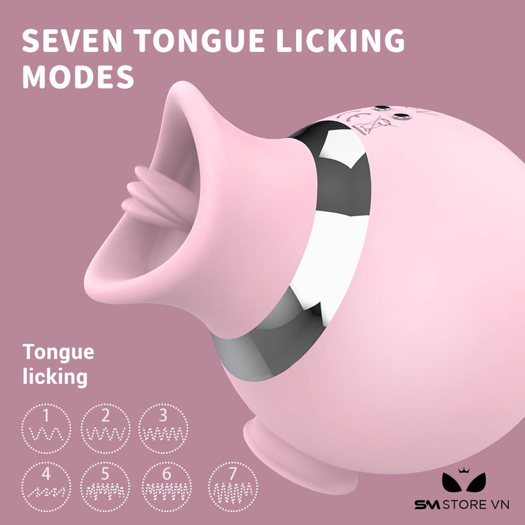 SMT1551 - Máy rung hút ngụy trang con bạch tuộc có 7 chế độ liếm