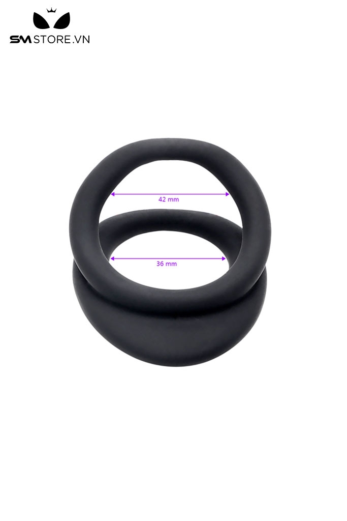 SMT2451 - Vòng đeo dương vật có gai silicon mềm đường kính 42mm