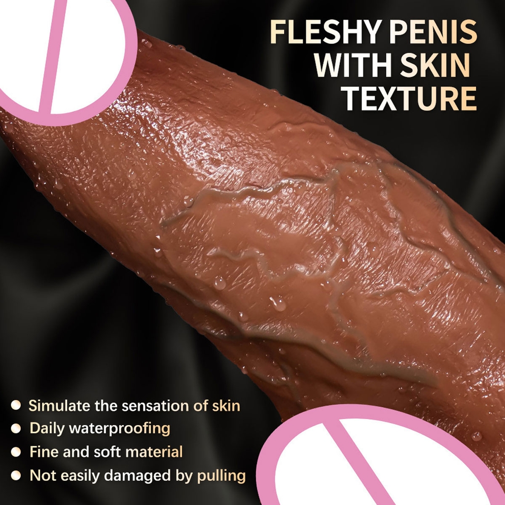 SMT1610 - Dương vật giả khủng đường kính 7cm có rung thụt